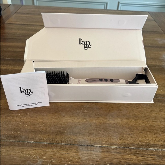 L'ange Hair Le Vite Blush Hairbrush Straightener - Picture 6 of 9